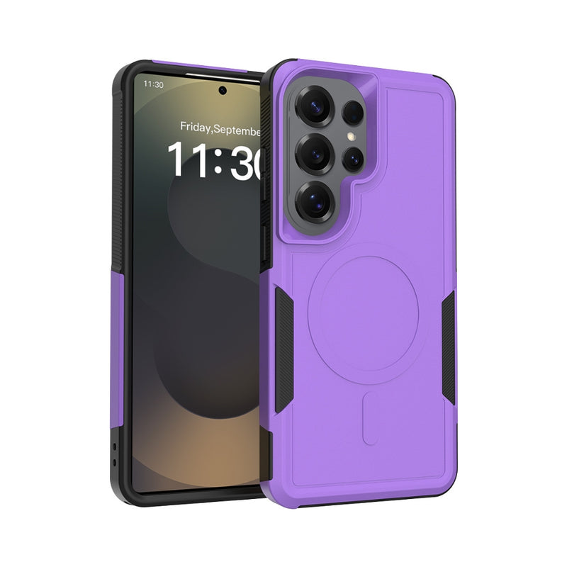 Cargue la imagen en el visor de la galería, Samsung Galaxy S26 / S26 Plus / S26 Ultra - PC + TPU 2-in-1 Magnetic Shockproof Protective Case