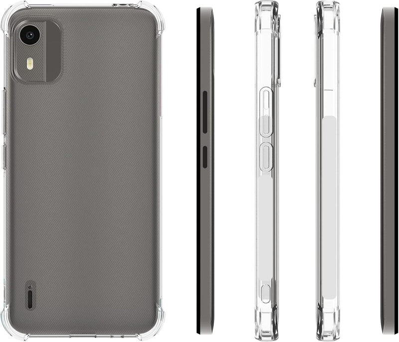 Chargez l'image dans la visionneuse de la galerie, Nokia C12/C12 Pro/C12 Plus - AirPillow Cushion Transparent Soft Clear TPU Four Corners Protective Case - Polar Tech Australia