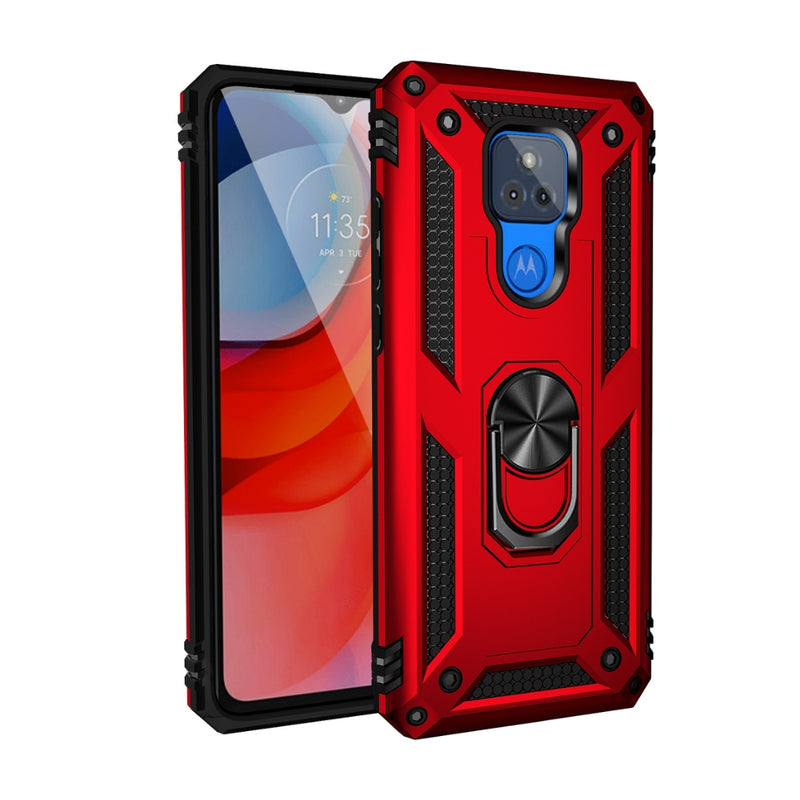 Cargue la imagen en el visor de la galería, Motorola Moto G Play (2021) - Shockproof Heavy Duty Hard Bumper Rugged Mobile Phone Case - Polar Tech Australia