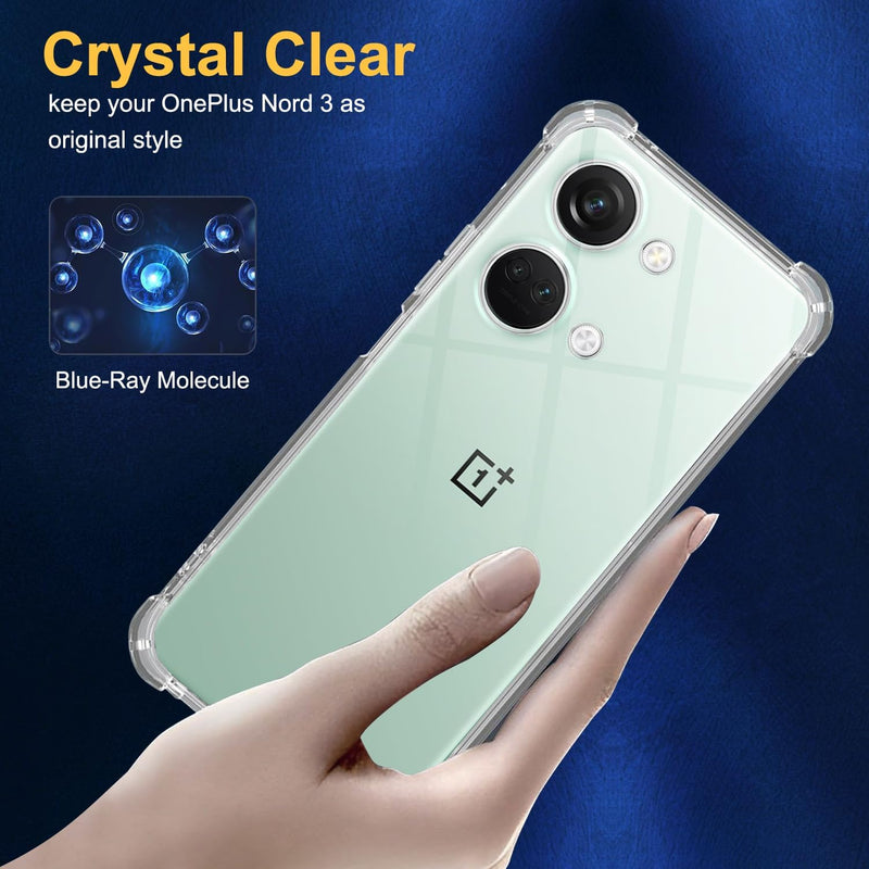 Load image into Gallery viewer, OnePlus 1+Nord 3 - AirPillow Cushion Transparent Soft Clear TPU Four Corners Protective Case - Polar Tech Australia