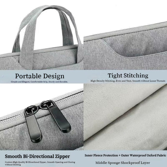 Microsoft Surface Laptop GO 1/2 12.4” - Business Portable Laptop Sleeve With Power Supply Pouch - Polar Tech Australia