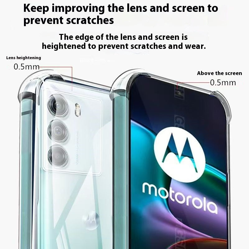 Load image into Gallery viewer, Motorola Moto Edge S30 - AirPillow Cushion Transparent Soft Clear TPU Four Corners Protective Case - Polar Tech Australia