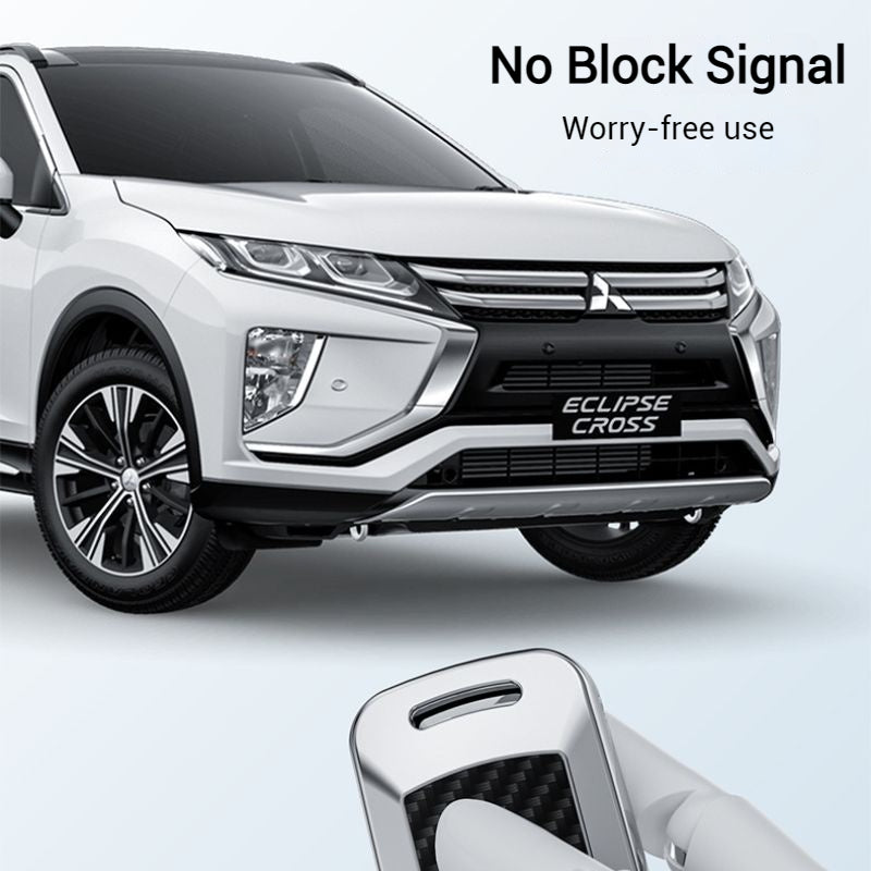 Load image into Gallery viewer, Mitsubishi Zinc Alloy + Carbon Fiber Texture Car Key Fob Case Cover For Outlander, Eclipse Cross, ASX, Pajero, Pajero Sport, Lancer EX - Polar Tech Australia