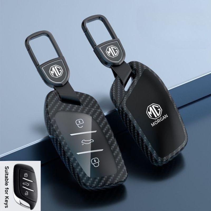 Cargue la imagen en el visor de la galería, MG Zinc Alloy + TPU Smart Car Key Fob Case Cover For MG3, MG5, MG6, MG7, GT, GSF, ONE, ZS, EV EZS, HS, EHS,ONE - Polar Tech Australia