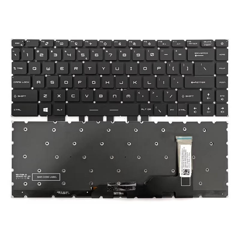 Load image into Gallery viewer, MSI Summit B14 B15 A11M A11MT A11MOT Series - Laptop Keyboard With Backlit US layout