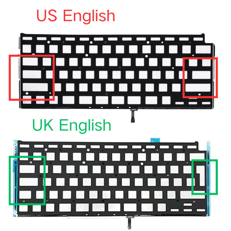 Load image into Gallery viewer, MacBook Air 13" A2337 (2020) - Keyboard Backlight Sheet US UK English Layout