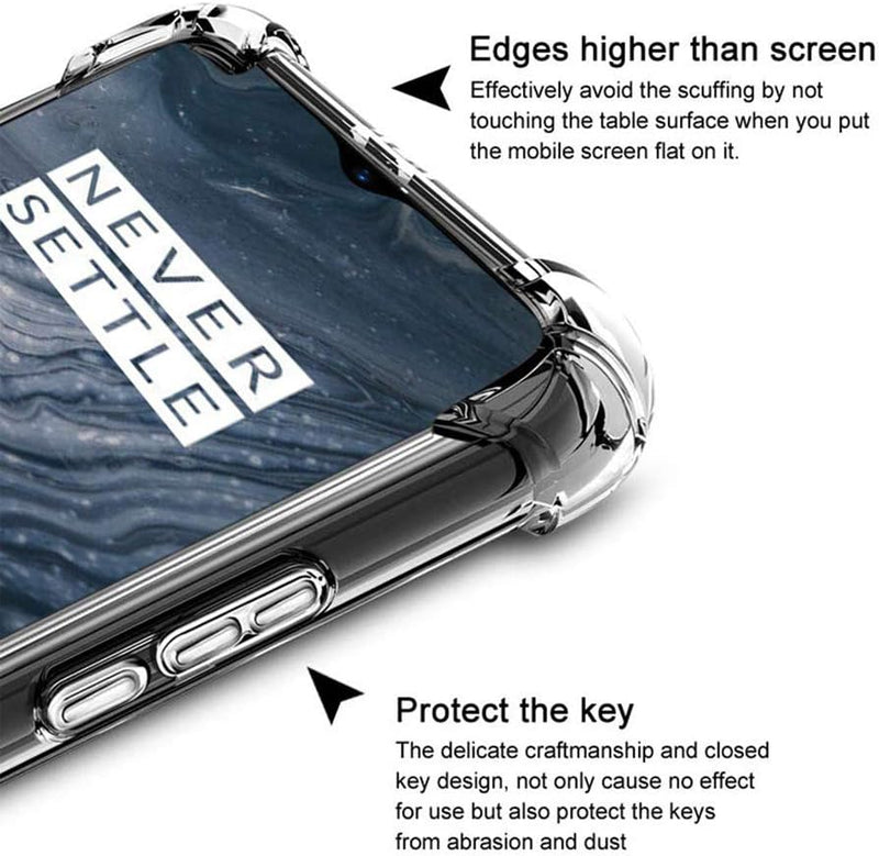 Chargez l'image dans la visionneuse de la galerie, OnePlus 1+7T - AirPillow Cushion Transparent Soft Clear TPU Four Corners Protective Case - Polar Tech Australia