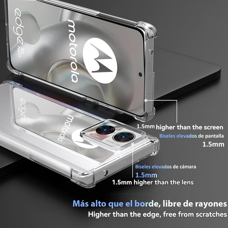 Load image into Gallery viewer, Motorola Edge 30 Neo - AirPillow Cushion Transparent Soft Clear TPU Four Corners Protective Case - Polar Tech Australia