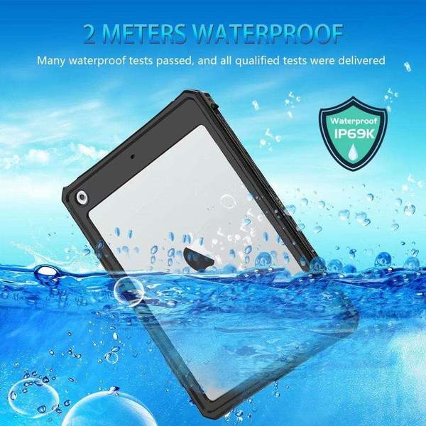 Cargue la imagen en el visor de la galería, Apple iPad 7th 2019 & 8th 2020 & 9th 2021 10.2" Shellbox Waterproof Heavy Duty Lifeproof Style Case - Polar Tech Australia
