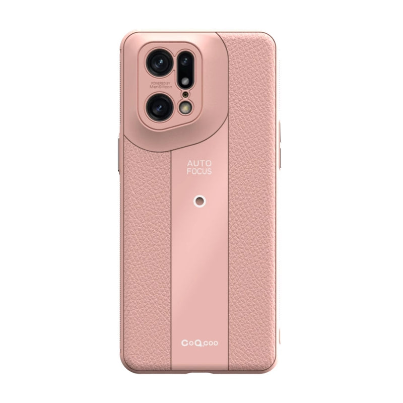 Cargue la imagen en el visor de la galería, OPPO Find X5/Pro - Luxurious Litchi-Texture Silicone Protective Case - Polar Tech Australia