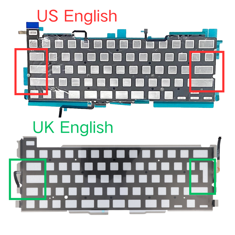 Load image into Gallery viewer, MacBook Pro 16" A2141 (2019 - 2020) - Keyboard Backlight Sheet US UK English Layout