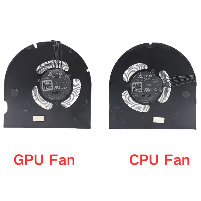 Cargue la imagen en el visor de la galería, Lenovo ThinkPad P16v Gen 1 Series - Laptop CPU & GPU Cooling Fan