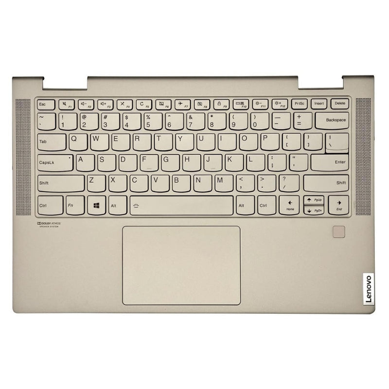 Chargez l'image dans la visionneuse de la galerie, Lenovo Yoga C740-14 C740-14IML - Keyboard With Back Light & Trackpad Frame Housing Palmrest US Layout Assembly - Polar Tech Australia