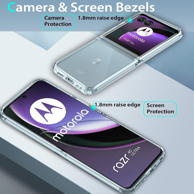 Load image into Gallery viewer, Motorola Moto Razr 40 - AirPillow Cushion Transparent Soft Clear TPU Shockproof Case - Polar Tech Australia