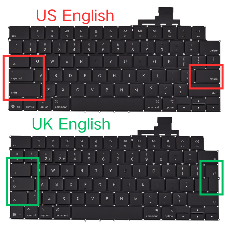 Load image into Gallery viewer, MacBook Air 13" A2681 (2022) - Keyboard US UK English Layout
