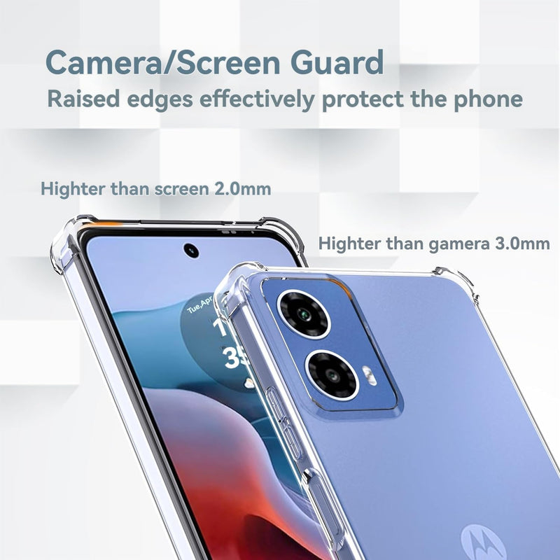 Load image into Gallery viewer, Motorola Moto G34 5G - AirPillow Cushion Transparent Soft Clear TPU Four Corners Protective Case - Polar Tech Australia
