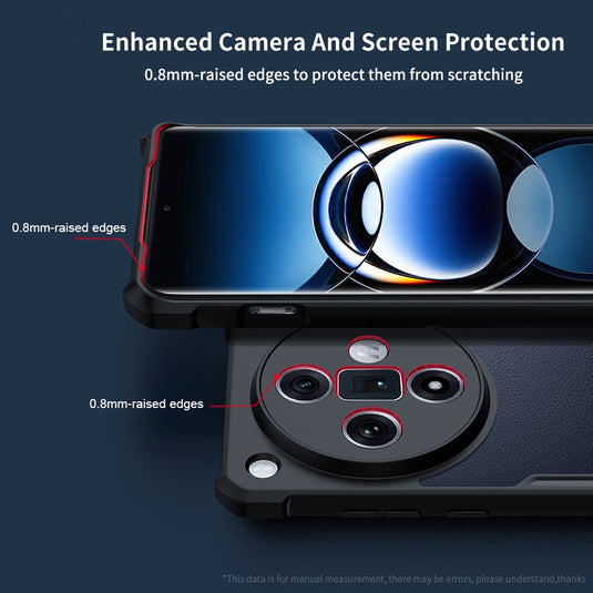 OPPO Find X6/Pro - Silicone Material Airbag Shockproof Protective Case - Polar Tech Australia