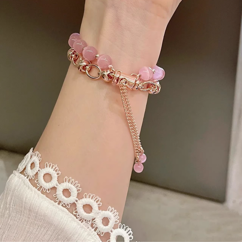 Cargue la imagen en el visor de la galería, Fitbit Inspire 1 / 2 / 3 - Stylish Beaded Bracelet Strap - Polar Tech Australia