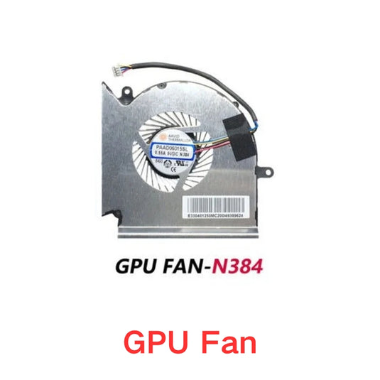 MSI MS-16P7 GL63 GE63 GP63 GV63 GL73 GP73 GE63VR GE73VR MS-16P1 MS-17C1 N417 / N384 Series - Laptop CPU & GPU Cooling Fan - Polar Tech Australia