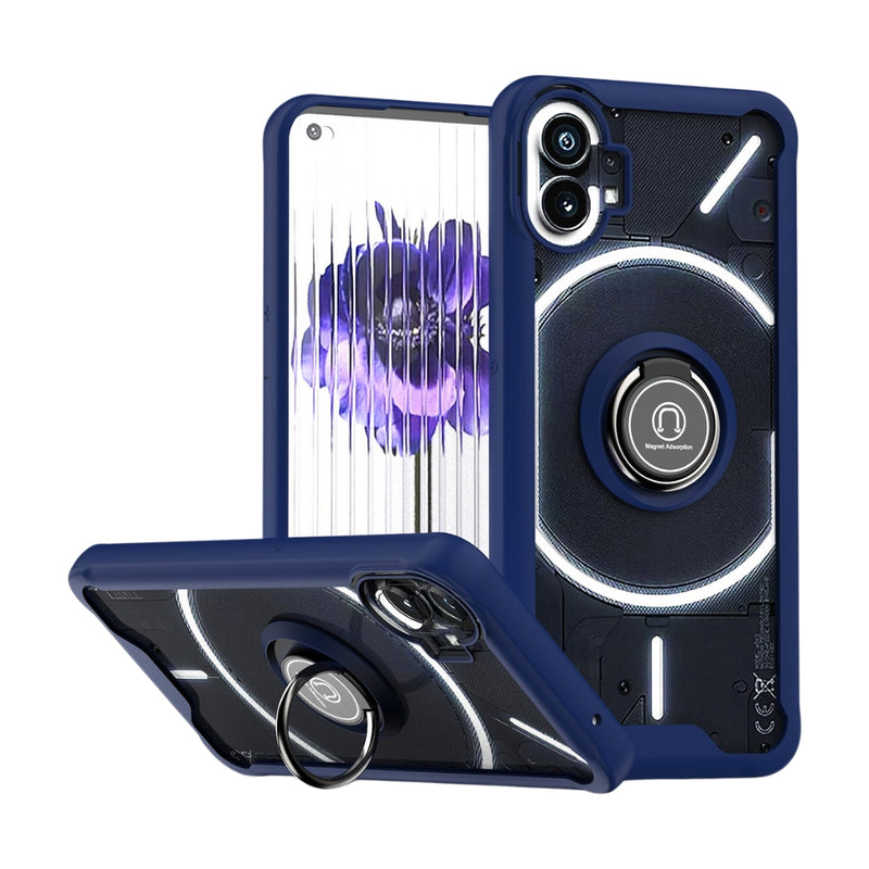 Load image into Gallery viewer, Nothing Phone (1) - Armor Matte Magnetic Ring Stand Case - Polar Tech Australia