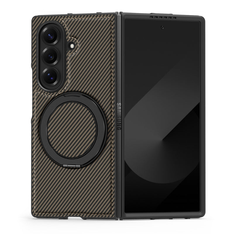 Load image into Gallery viewer, Samsung Galaxy Z Fold8 Ultra 5G - Aramid Fiber Magnetic Phone Case with 360° Rotating Stand