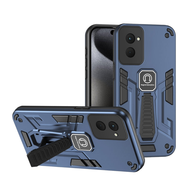 Cargue la imagen en el visor de la galería, Motorola Moto G84 - TPU + PC Full Body Shockproof Phone Case with a Hidden Kickstand - Polar Tech Australia