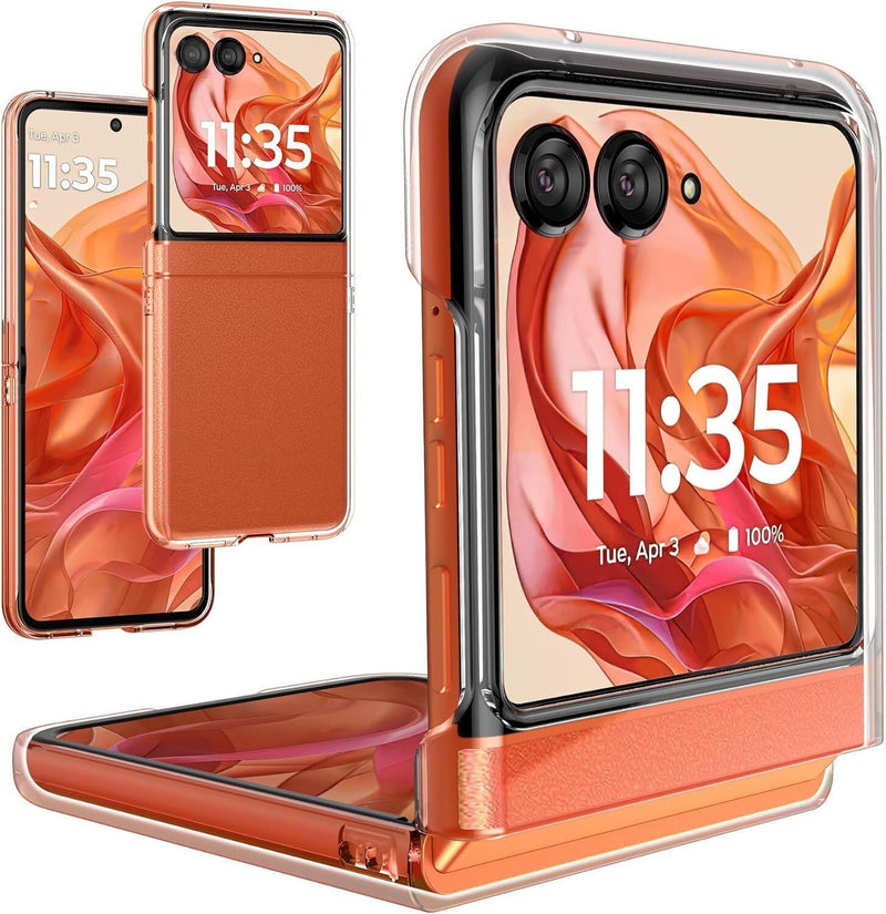 Load image into Gallery viewer, Motorola Moto Razr 50 - AirPillow Cushion Transparent Soft Clear TPU Case - Polar Tech Australia