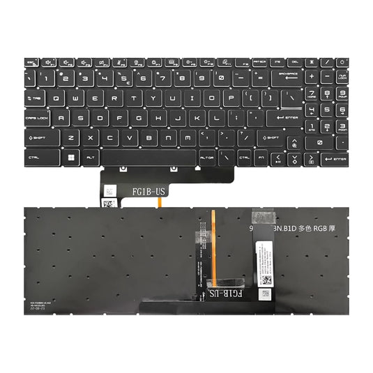 MSI GF66 MS-1582 GF76 GL76 GL66 MS-17L1 MS-17H3 Series - Laptop Keyboard With Backlit US Layout - Polar Tech Australia