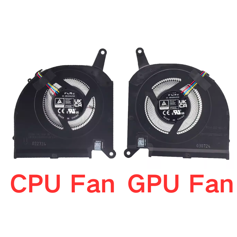 Cargue la imagen en el visor de la galería, Gigabyte AORUS 5 SE4 RX5M 15P XB XC DC RTX3070 12V 1A Series - Laptop CPU & GPU Cooling Fan Cooler - Polar Tech Australia