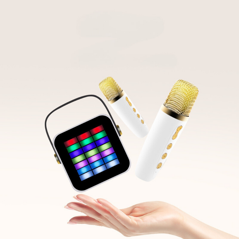 Load image into Gallery viewer, Portable Bluetooth Karaoke Speaker with LED, Wireless Handheld Microphone for Outdoor & Home Use - Polar Tech Australia