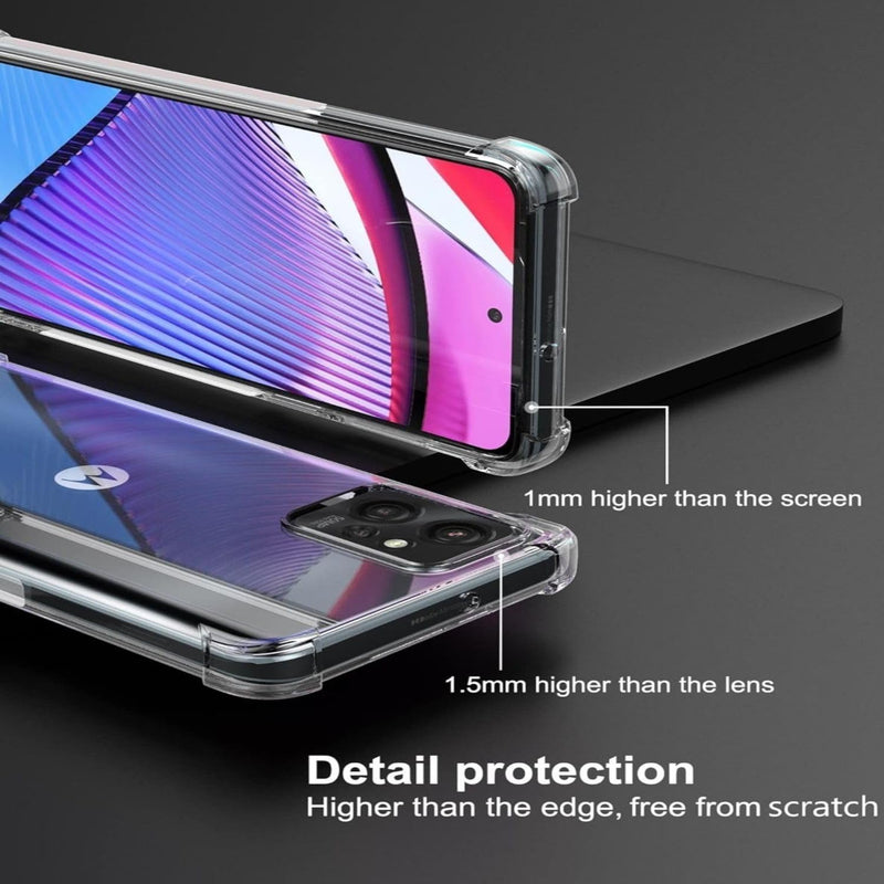 Cargue la imagen en el visor de la galería, Motorola Moto G Power 2023 - AirPillow Cushion Transparent Soft Clear TPU Four Corners Protective Case - Polar Tech Australia