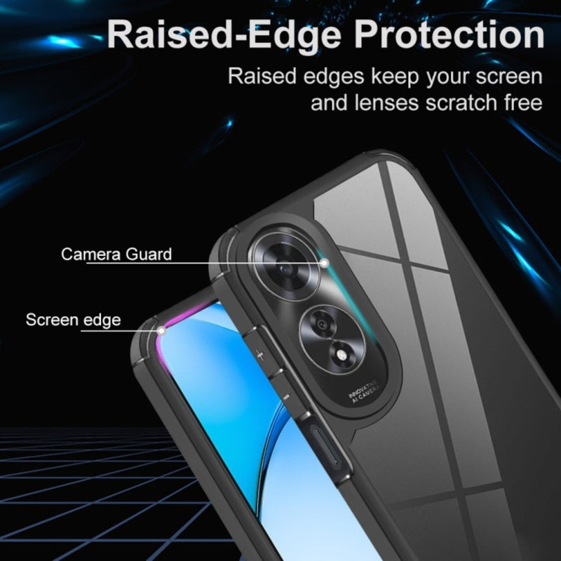 Chargez l'image dans la visionneuse de la galerie, OPPO A38 & A18 - Acrylic + TPU Transparent Shockproof Phone Case - Polar Tech Australia