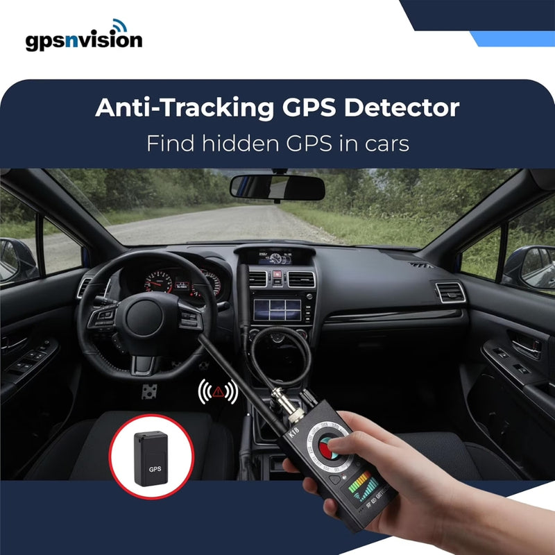 Chargez l'image dans la visionneuse de la galerie, Hidden Camera Detector & GPS Tracker Detector, Anti Spy RF Signal Detector Device, Wireless Bug Finder for Airbnb, Hotel, Home, Office, Car and Travel Privacy Protection