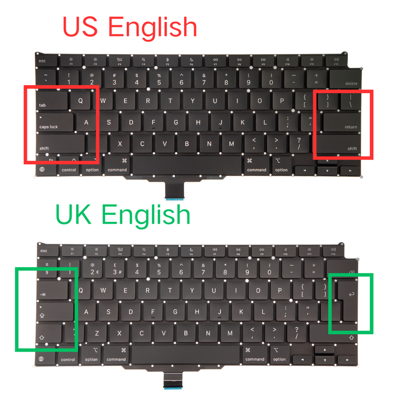 Load image into Gallery viewer, MacBook Air 13" A2337 (2020) - Keyboard US UK English Layout