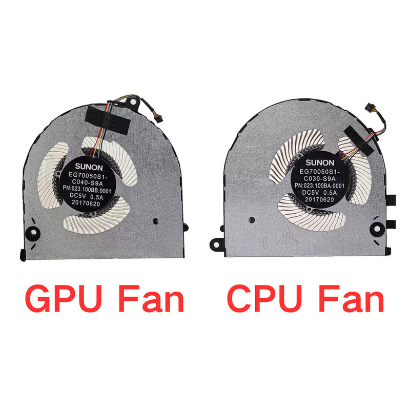 Cargue la imagen en el visor de la galería, Lenovo IdeaPad 720S-15IKB 720S Touch-15IKB Series - Laptop CPU & GPU Cooling Fan Cooler