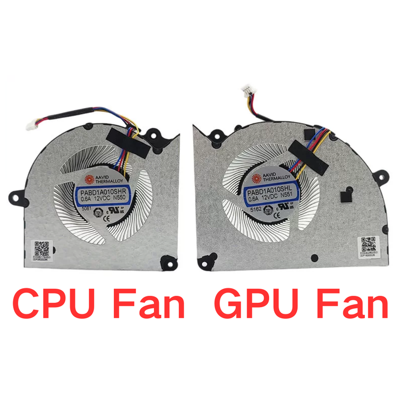 Cargue la imagen en el visor de la galería, MSI Crosshair 18 HX AI MS-1841 MS-184L Series - Laptop CPU & GPU Cooling Fan Cooler - Polar Tech Australia