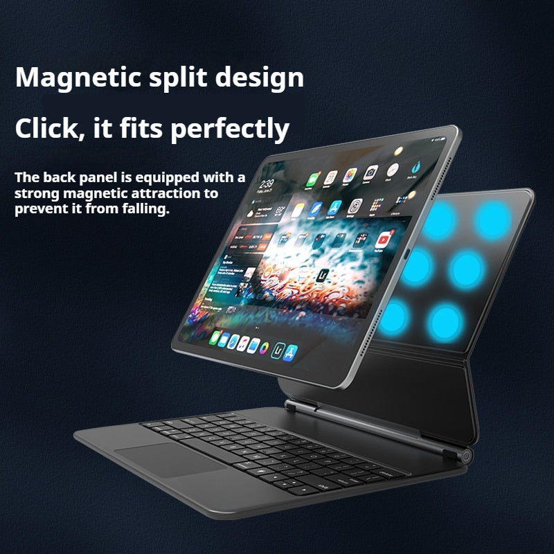 Chargez l'image dans la visionneuse de la galerie, Apple iPad Pro 11-inch 1st/2nd/3rd/4/5th Gen (2018/2020/2021/2022/2024) Smart Wireless Trackpad Keyboard Flip Case With Backlit - Polar Tech Australia