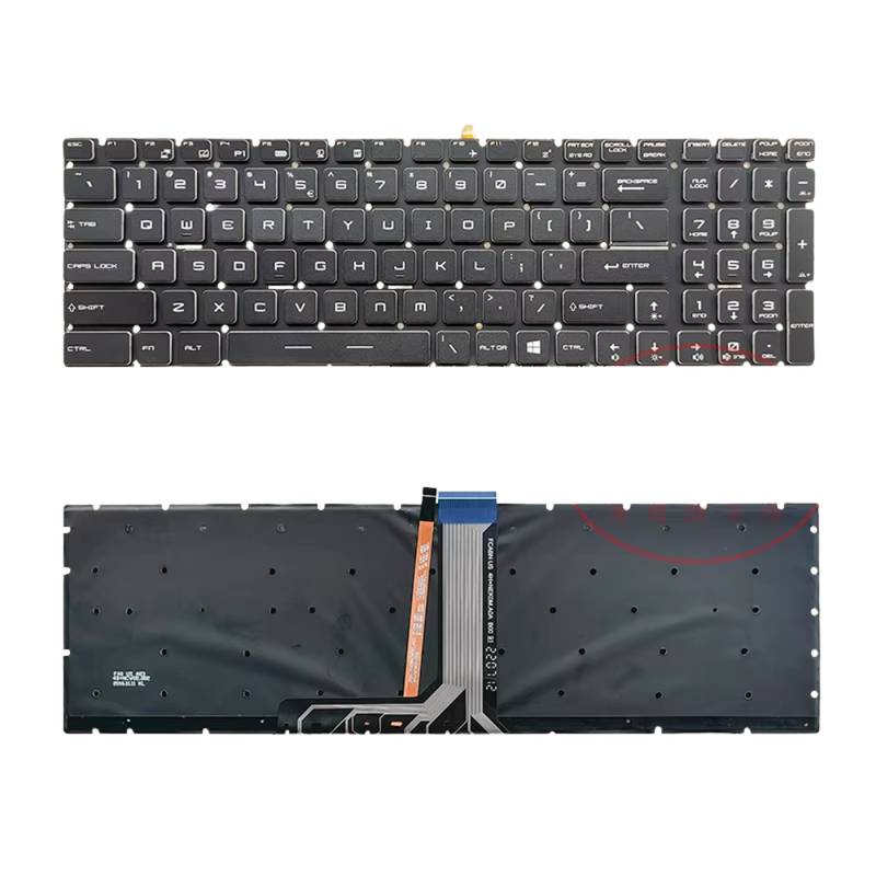 Load image into Gallery viewer, MSI GE62VR GT72 CX72 WS60 GP62 GP72 CR72 GL62M 7RD Series - Laptop Keyboard With Backlit US English Layout - Polar Tech Australia