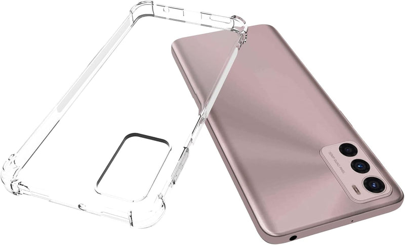 Cargue la imagen en el visor de la galería, Motorola Moto G42 - AirPillow Cushion Transparent Soft Clear TPU Four Corners Protective Case - Polar Tech Australia