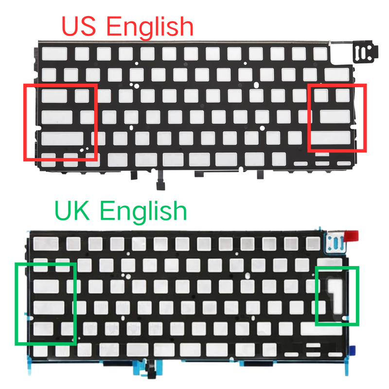 Load image into Gallery viewer, MacBook Pro 14" A3434 (2025) - Keyboard Backlight Sheet US UK English Layout