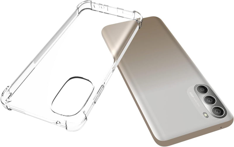 Cargue la imagen en el visor de la galería, Motorola Moto G 2022 - AirPillow Cushion Transparent Soft Clear TPU Four Corners Protective Case - Polar Tech Australia