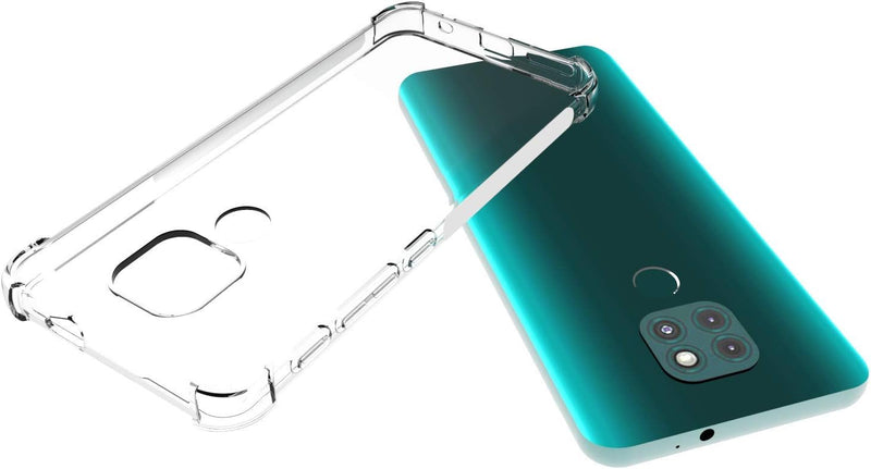 Cargue la imagen en el visor de la galería, Motorola Moto G9/Moto G9 Play/Moto E7 Plus - AirPillow Cushion Transparent Soft Clear TPU Four Corners Protective Case - Polar Tech Australia