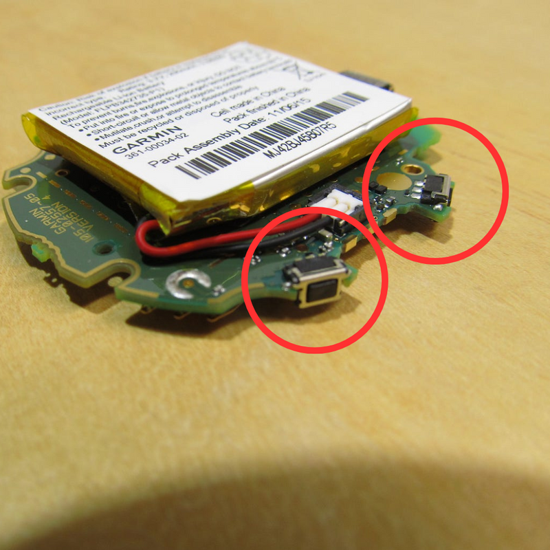 Load image into Gallery viewer, Genuine Garmin Watch Mainboard Side Button Replacement Part - Polar Tech Australia