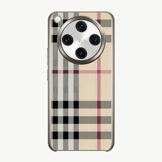 OPPO Find X8 Ultra (PKJ110, PKU110) - Electroplated Trendy Brand Plain Leather Fashion Phone Case - Polar Tech Australia