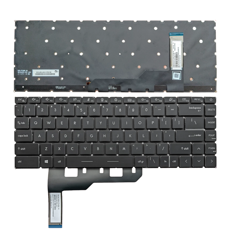 Load image into Gallery viewer, MSI Stealth 15 A13V A13VE A13VF MS-16V6 Series - Laptop Keyboard With Backlit US layout
