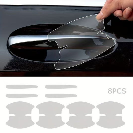 Universal TPU Transparent Door Handle Protective Film – Scratch-Resistant & Self-Adhesive (8 Pcs) - i-Station Mobile Phone & Electronic Device Repair and Accessories