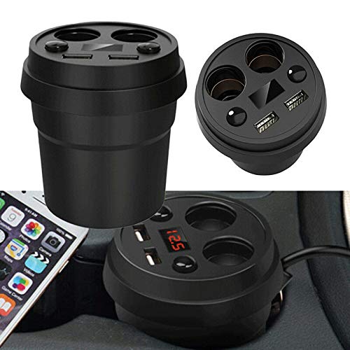 Cargue la imagen en el visor de la galería, 3.1A Dual-USB Coffee Cup Shaped Car Charger