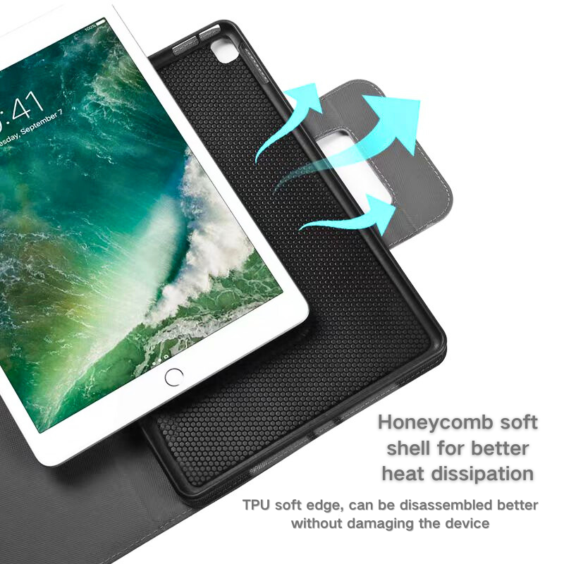 Cargue la imagen en el visor de la galería, Apple iPad 5/6 9.7'' 5/6th Gen (2017/2018) Smart 360° Degree Rotate Stand Leather Case - Polar Tech Australia