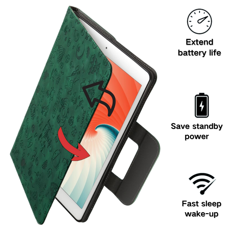 Cargue la imagen en el visor de la galería, Apple iPad 5/6 9.7'' 5/6th Gen (2017/2018) Smart 360° Degree Rotate Stand Leather Case - Polar Tech Australia