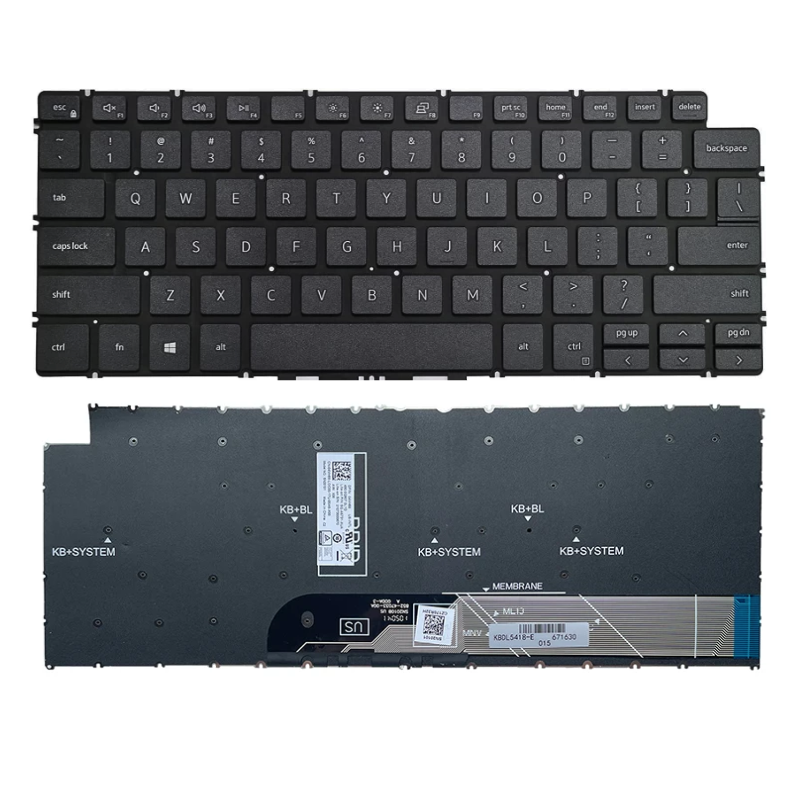 Chargez l'image dans la visionneuse de la galerie, DELL Vostro 14Pro 7620 14 5410 7415 9710 Latitude 3420 Series - Laptop Keyboard With Back Light US Layout - Polar Tech Australia